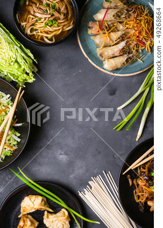 Chinese food background 49268664