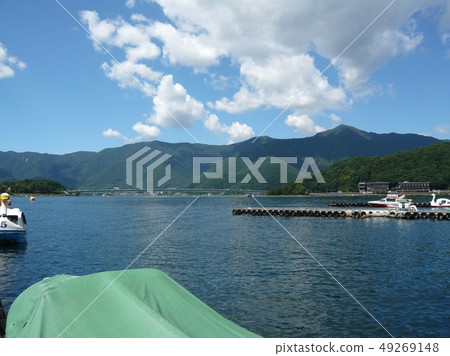 Lake and mountain and sky 49269148