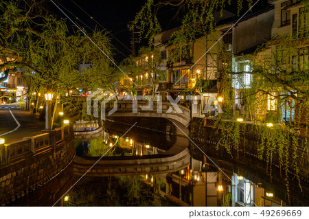 Kinosaki Onsen Oiso River and Willow Kinosaki Onsen Oiso River and Willow 49269669