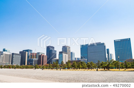 Marunouchi seen from the Imperial Palace Marunouchi seen from the Imperial Palace 49270002