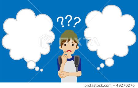 Two male students with doubts Two male students with doubts 49270276