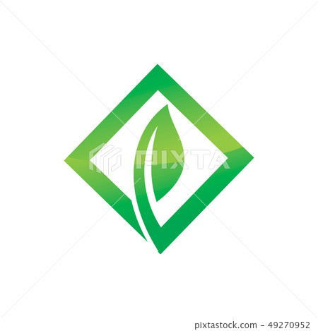 Leaf Logo Design Vector Template Set 49270952