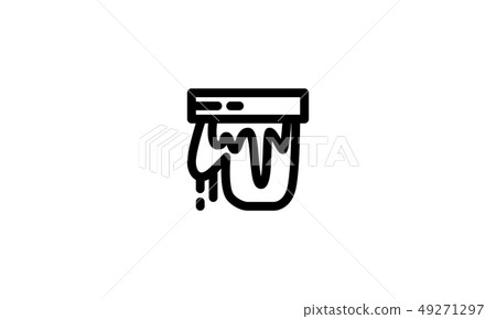Glove Icon Winter Template Vector 49271297