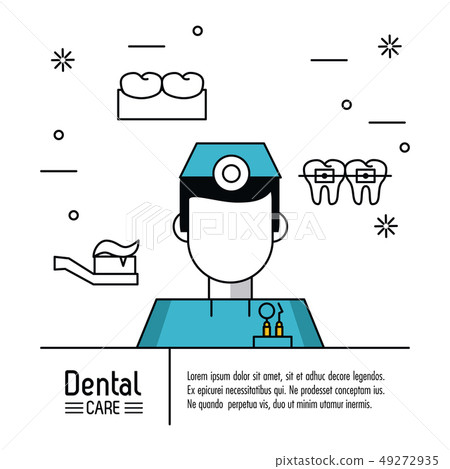 Dental care infographic Dental care infographic 49272935