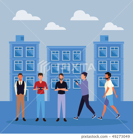 People at town 49273049