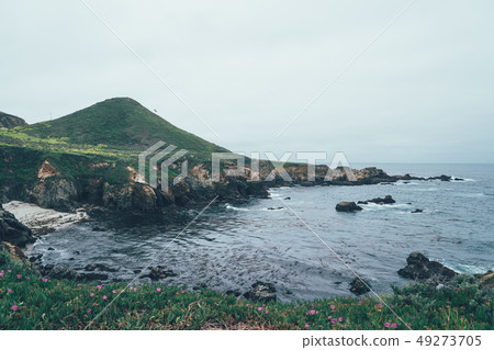 hill mountain island BIG SUR CALIFORNIA USA. hill mountain island BIG SUR CALIFORNIA USA. 49273705