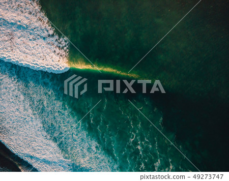 Aerial view of big waves. Biggest ocean waves Aerial view of big waves. Biggest ocean waves 49273747