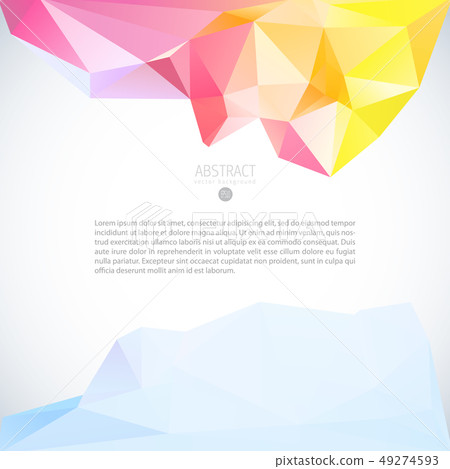 Color triangle background banner brochure template Color triangle background banner brochure template 49274593