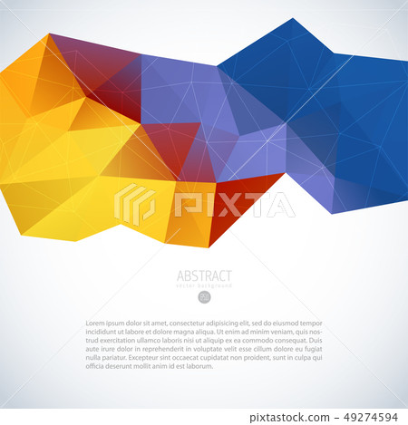 Color triangle background banner brochure template Color triangle background banner brochure template 49274594