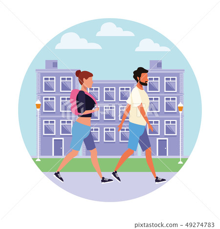People at town People at town 49274783