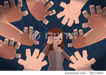 sad girl getting bullied sad girl getting bullied 49274805