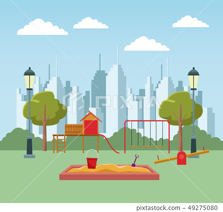 Kids park with games Kids park with games 49275080