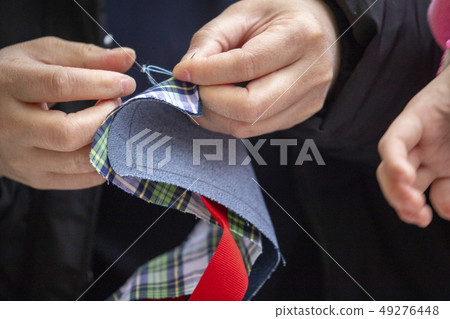 缝包包,针包,针线,ミシン袋、針袋、上糸、Sewing bag, needle thread, 缝包包,针包,针线,ミシン袋、針袋、上糸、Sewing bag, needle thread, 49276448