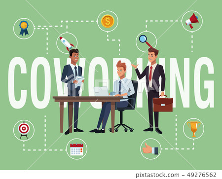 Business coworkers cartoons 49276562