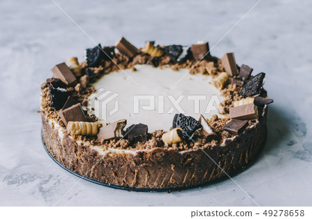 Cheesecake With chocolate 49278658