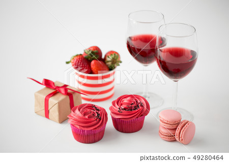 close up of red sweets for valentines day close up of red sweets for valentines day 49280464