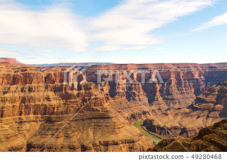 view of grand canyon cliffs and colorado river view of grand canyon cliffs and colorado river 49280468