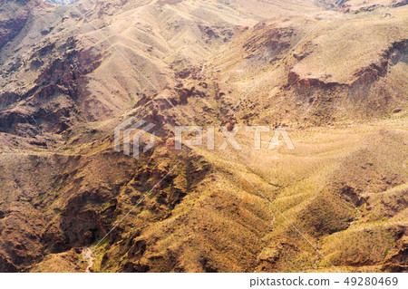aerial view of grand canyon from helicopter aerial view of grand canyon from helicopter 49280469
