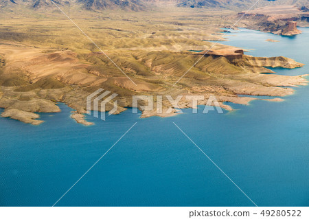 aerial view of grand canyon and lake mead 49280522