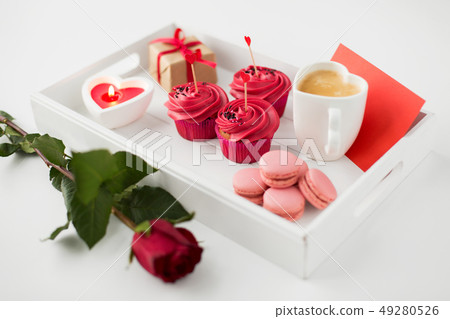 close up of red sweets for valentines day close up of red sweets for valentines day 49280526