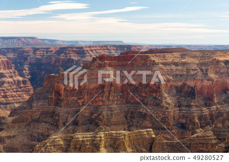 aerial view of grand canyon cliffs from helicopter aerial view of grand canyon cliffs from helicopter 49280527