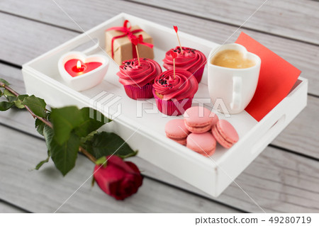 close up of red sweets for valentines day close up of red sweets for valentines day 49280719