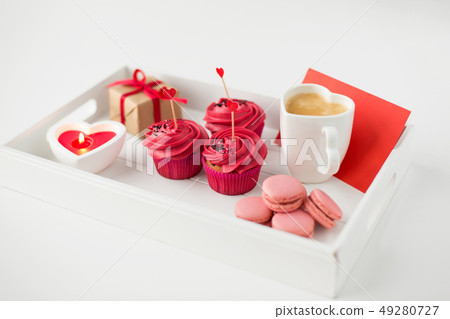 close up of red sweets for valentines day close up of red sweets for valentines day 49280727
