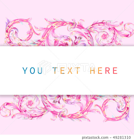 Abstract paisley element Abstract paisley element 49281310