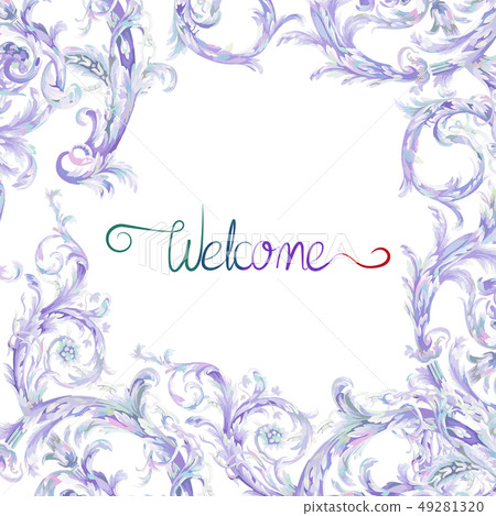 Abstract paisley element Abstract paisley element 49281320