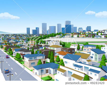 住宅區住宅區城鎮住宅 49281420