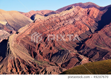 colorful mountains in Hornocal, Jujuy, Argentina 49287670