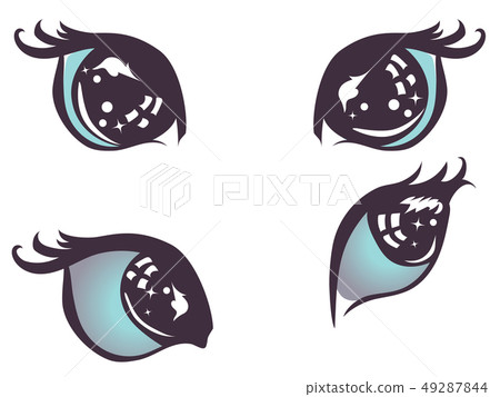 Blue kitty eyes Blue kitty eyes 49287844