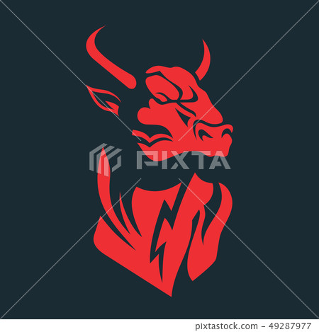 Bull head logo Bull head logo 49287977