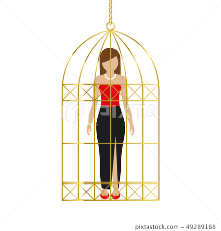 woman in a golden cage woman in a golden cage 49289168