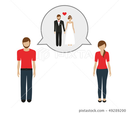 man and woman talk about getting married man and woman talk about getting married 49289200