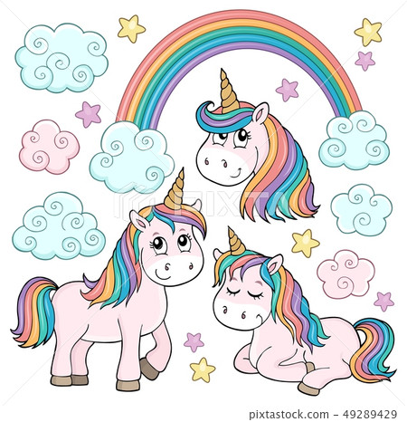 Cute unicorns topic set 1 Cute unicorns topic set 1 49289429