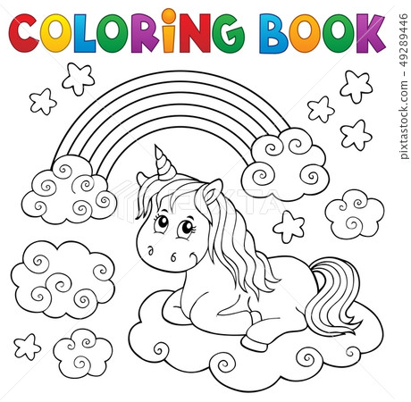 Unicorn Colouring Book For Kids - Keep Calm and Poop Rainbows