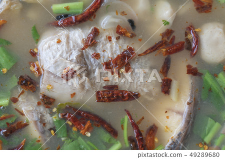 Thai spicy fish soup Thai spicy fish soup 49289680