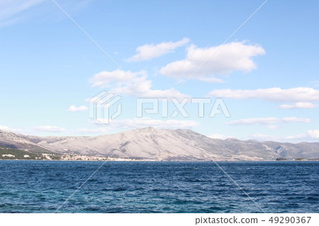 從科爾丘拉島的視圖 從科爾丘拉島的視圖 49290367