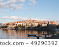 Korcula Old Town in the evening 49290392