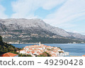 Korcula Old Town panoramic view 49290428