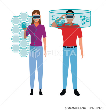 Virtual Reality technology Virtual Reality technology 49290973