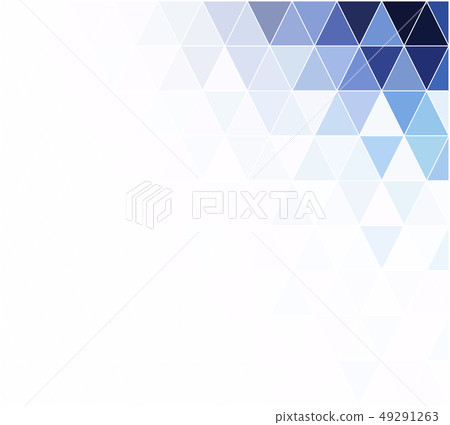 Blue Grid Mosaic Background  49291263