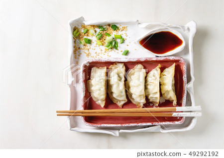 Dumplings Gyozas potstickers Dumplings Gyozas potstickers 49292192