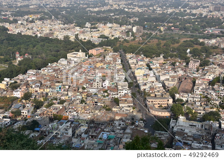 Rajasthan State of India Udaipur Cityscape Retro and beautiful buildings Rajasthan State of India Udaipur Cityscape Retro and beautiful buildings 49292469