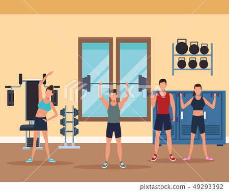 mens fitness doing exercise mens fitness doing exercise 49293392