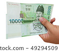 Hand, ten thousand, bill 49294509