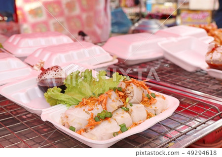 noodle roll at street food 49294618