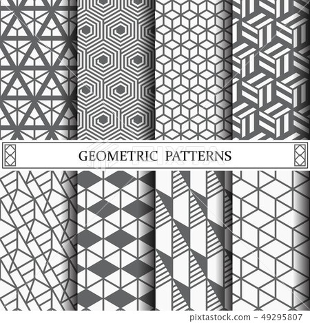 geometric vector pattern for web page background - Stock Illustration  [49295807] - PIXTA