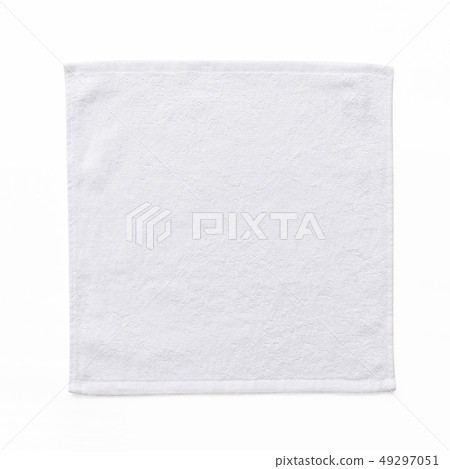 White cotton towel mock up template square size White cotton towel mock up template square size 49297051